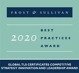 Frost Sectigo Award Logo 2020 Best Practices Award