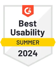 2024 Summer Best Usability SSL and CLM Sectigo CLM listed as best usability in 2024 G2 Summer report