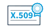 x.509 logo